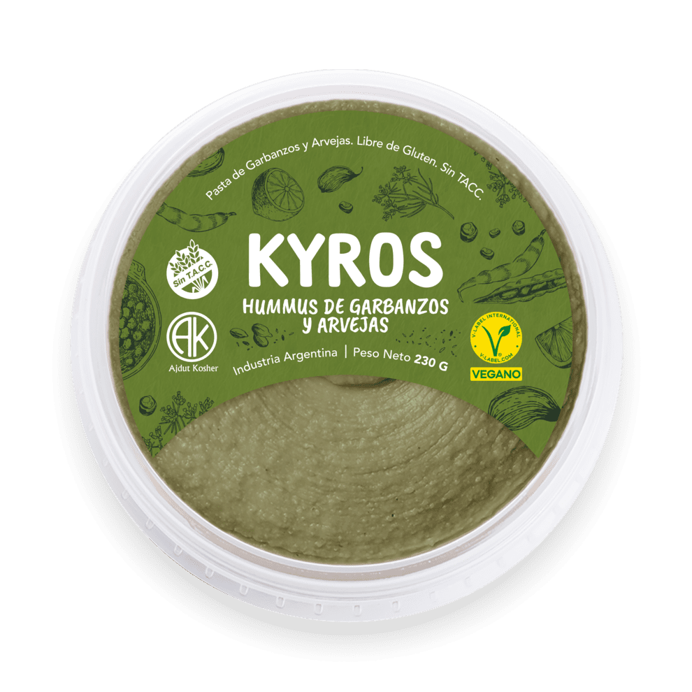 Kyros Hummus - Packs 2023 - GARBANZOS Y ARVEJAS